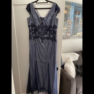 Women’s formal beaded gown dress